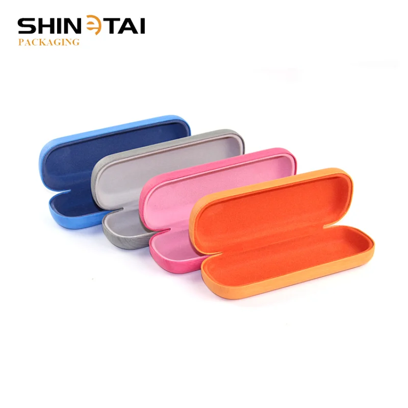 New Design Glasses Case Eyeglasses Cases Hard Pu Eyewear Case