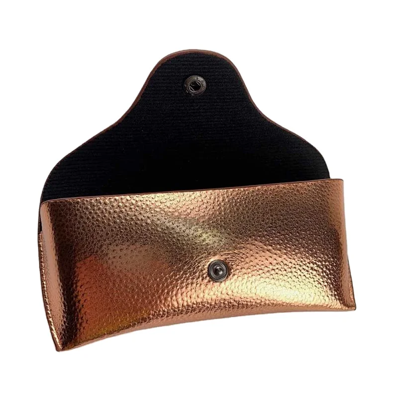 Shiny PU Leather Soft Sunglasses Case Custom Boxes with Logo Fashion and Classical Eyeglasses Case