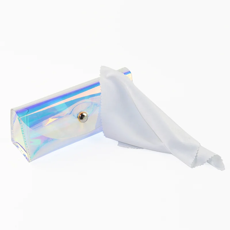 Custom Transparent PVC Sunglasses Case with Packing Glasses
