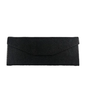 Custom Print Sunglasses Case Triangle Folding Eyeglasses Box PU Leather Handmade Eyewear Case