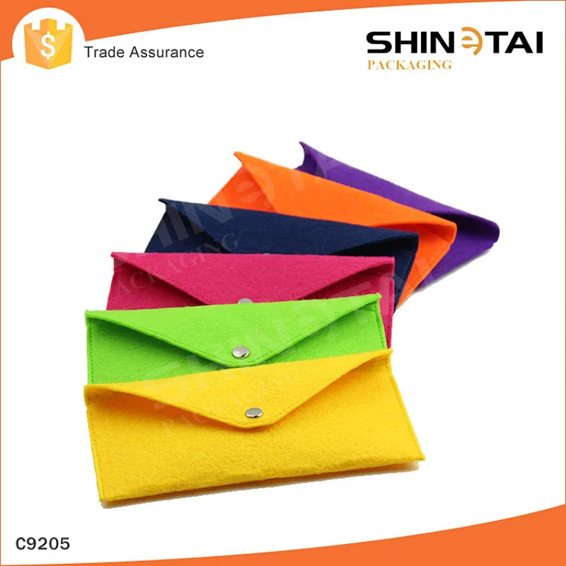 High Quality Fashion Custom Made 100% Felt Eye Glasses Bag