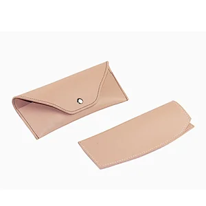 Hot Sell Customized Eyeglass Soft Case Spectacles Soft Leather Cases Pouch