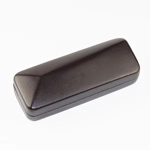 Classic Soft PU Leather Eyewear Glasses Metal Packing Case