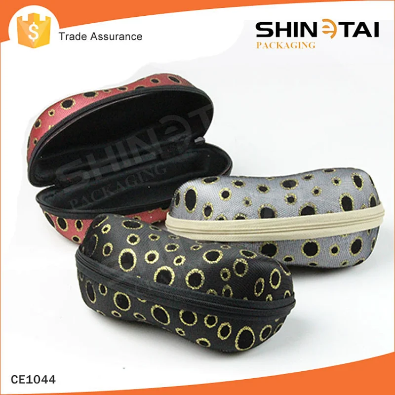 Peanut Zipper Case Bag For Touring Sunglasses Sports Case