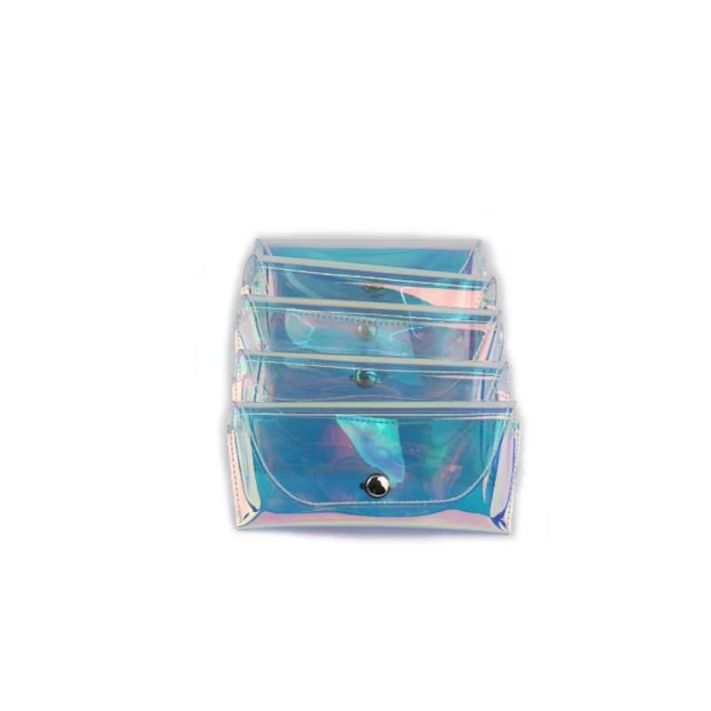 Laser Transparent PVC Sunglasses Case with Packing Glasses