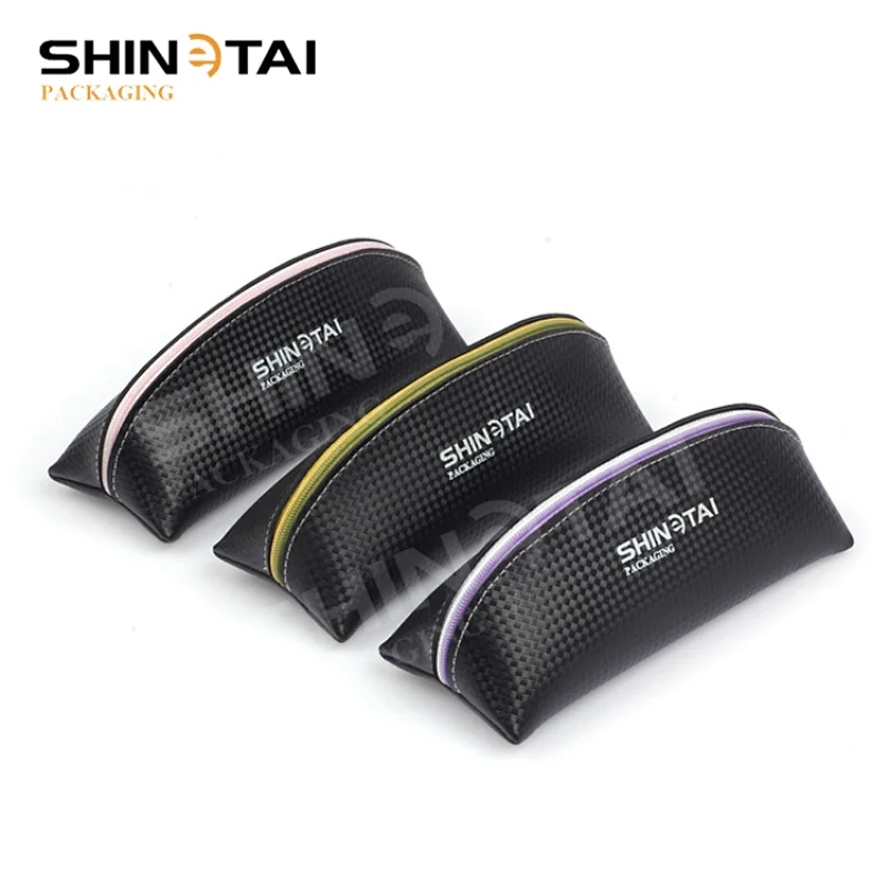 Bamboo or Mat Pattern for Soft Eyewear Soft Case with Zipper