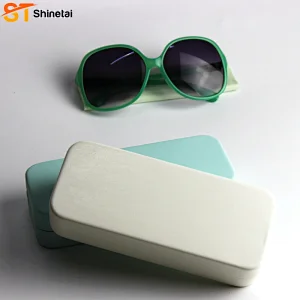 Custom Print Hard Box Leather Glasses Case Rectangle Eyeglasses Case