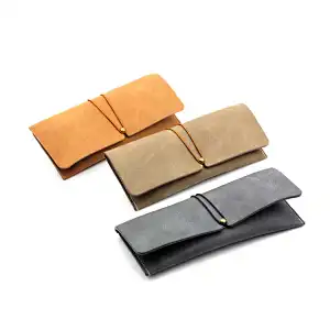Fashion Case Luxury Soft Eyeglasses Case with Elastic Eyewear Case Sunglasses Box Optical Pouch