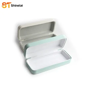 Custom Print Hard Box Leather Glasses Case Rectangle Eyeglasses Case