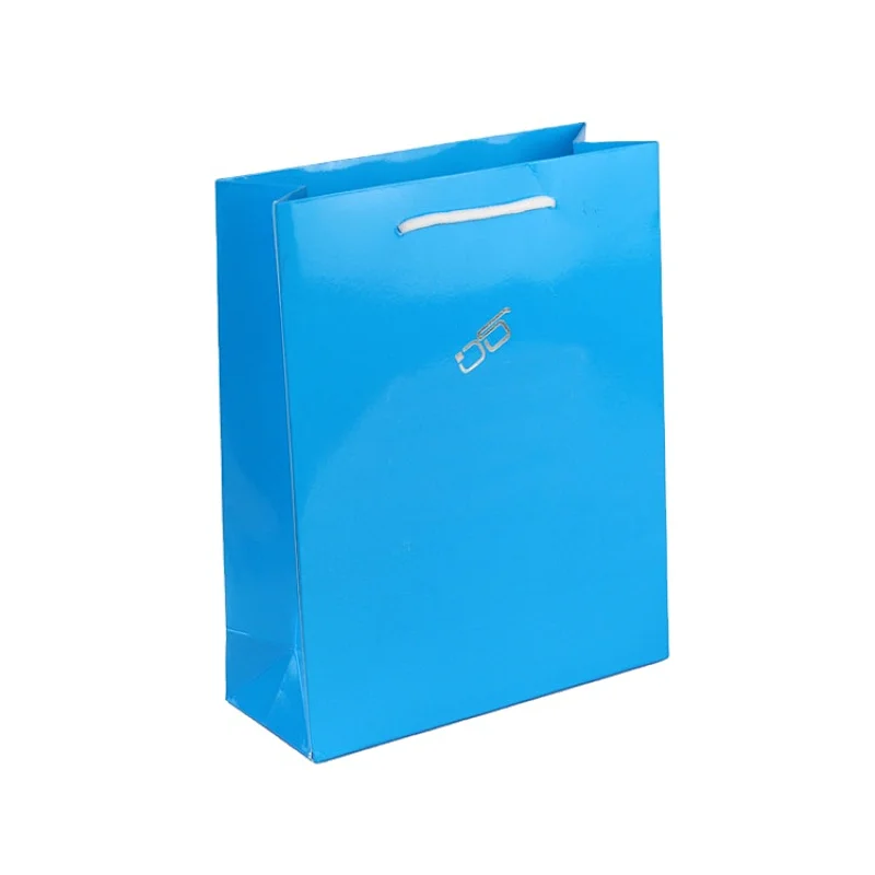 Blue Paper Bag Cartoon Paper Bag