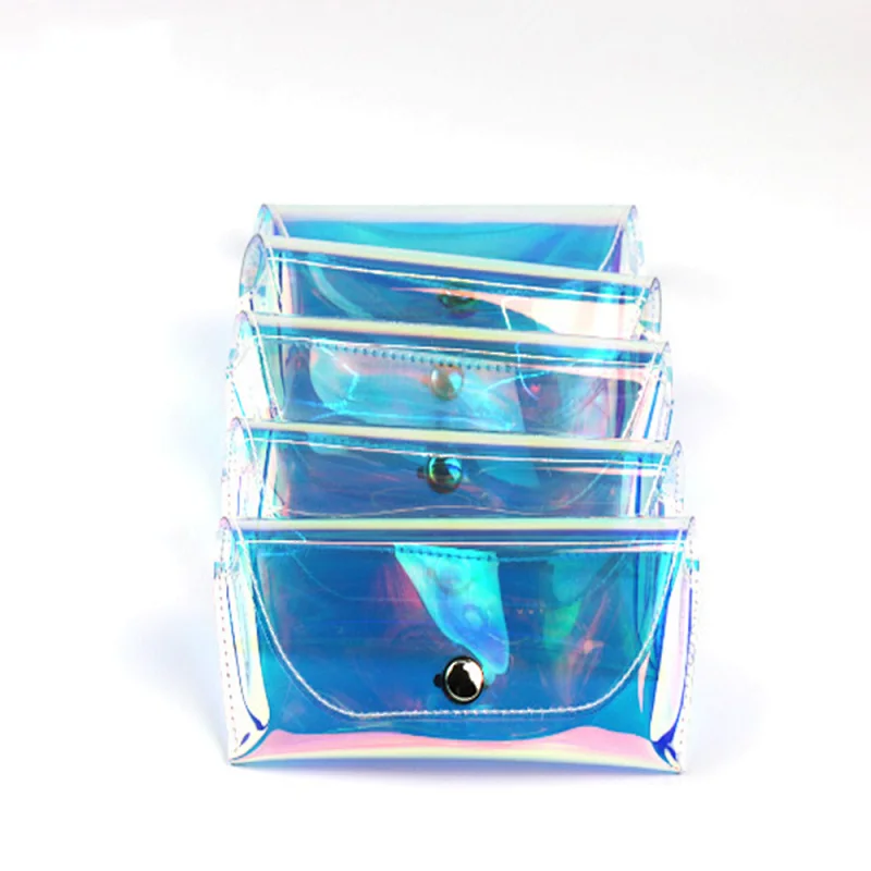 Laser Transparent PVC Sunglasses Case with Packing Glasses