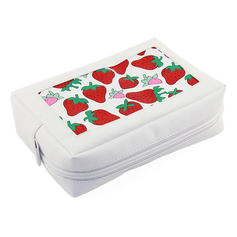 Wholesale luxury Large Capacity Storage Bag Makeup Cosmetic Bag Leather Cosmetic Bag