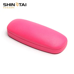 Wholesale Hard Metal Spectacles Case Leather Eyeglasses Case