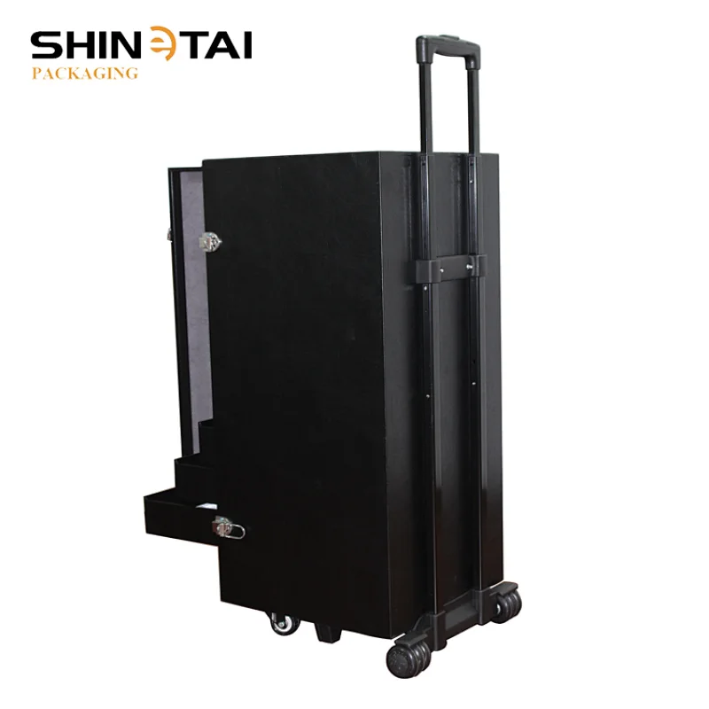 Fashion Wheeled Eyeglasses Organizer Display Case