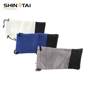 New Design Sunglasses Eyewear Print Pouch with Drawstring