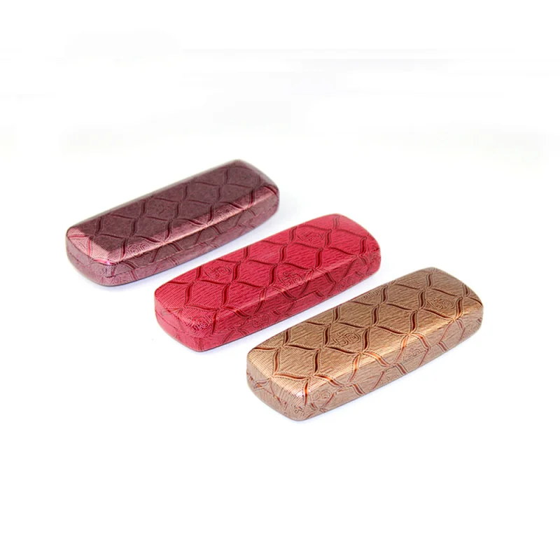 Hard Custom Metal Sunglasses Case Personalized Metal Eyewear Case Pu Leather Glasses Case Wholesale