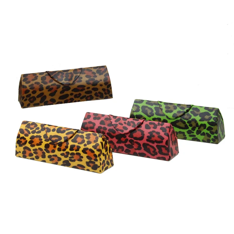fashion Leopard Print Glasses Case