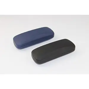 RED Economic Hard Case Covered With Leather Metal Case Cheap Spectacles Sunglasses Case