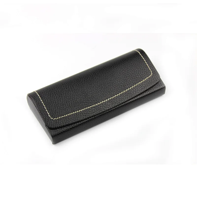 Stitching High Quality With Logo Spectacle Case Pu Optical Box