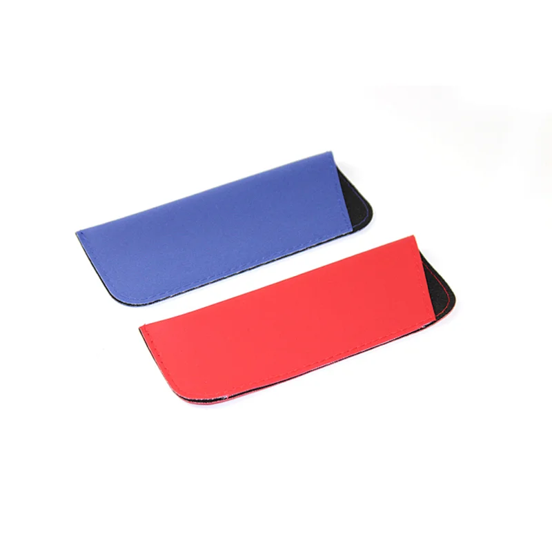 Light Weight Custom Logo Colorful Soft Eyeglasses Bag Eyewear Pouch Spectacles Pouch