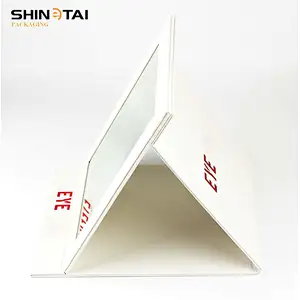 PU Wrapped Foldable Table Mirror for Eyewear Shop