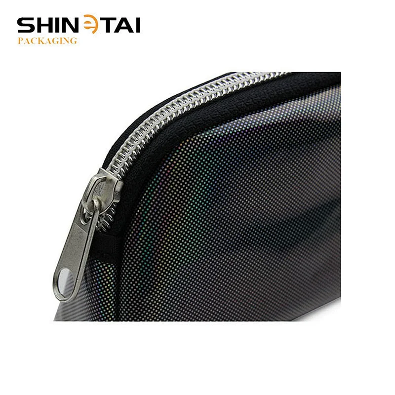 Color Fluorescent Soft PU Sunglasses Case With Zipper