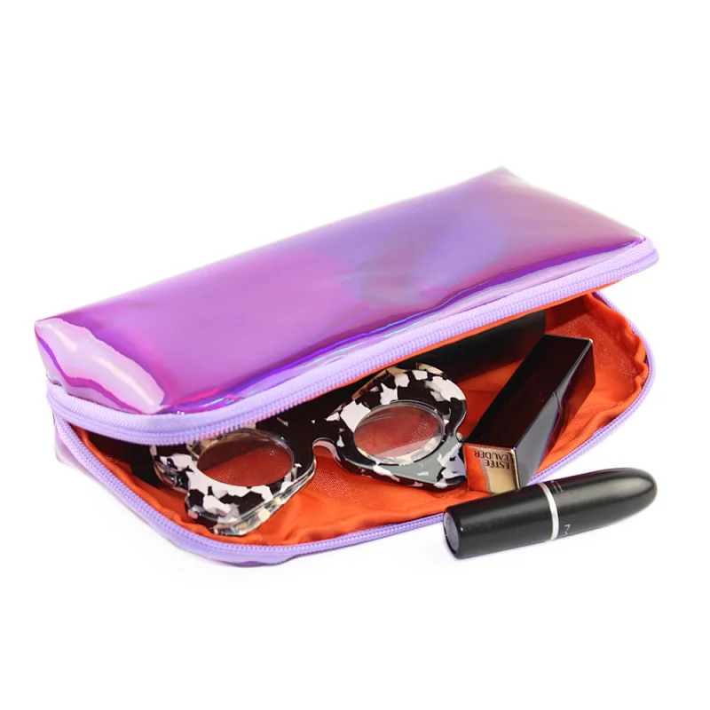 Shinny Laser Makeup Cosmetic Bag Leather Cosmetic Bag