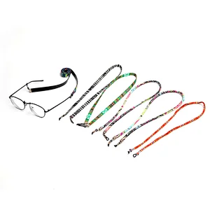 Colorful Polyester Flat Eyewear Cord Chain String