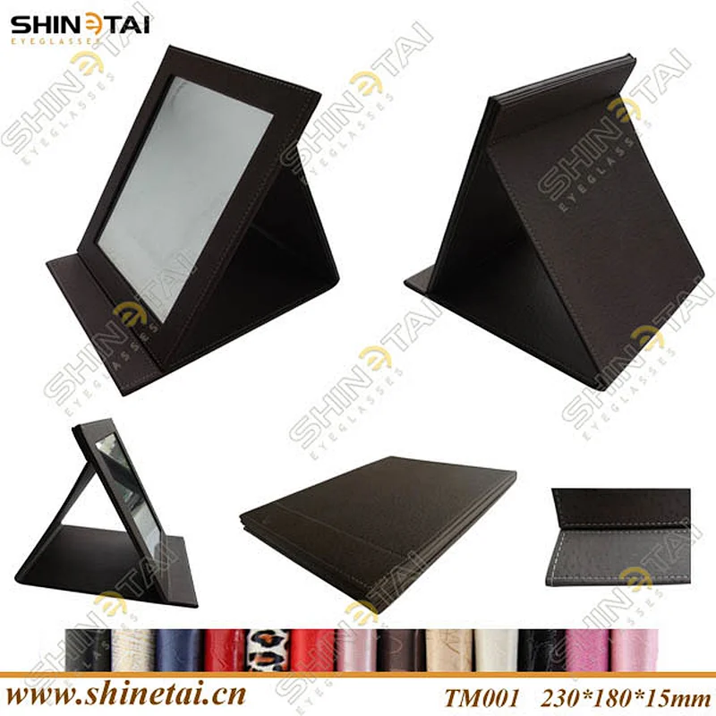 black Foldable Table Mirror