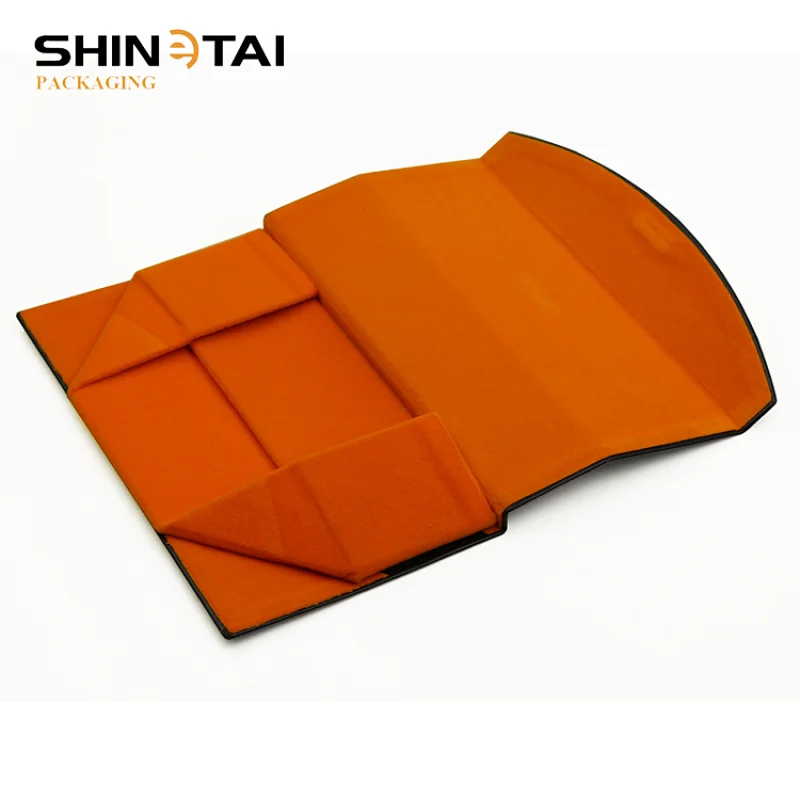 PU Spectacle Clamshell Handmade glasses Case Eyewear Case