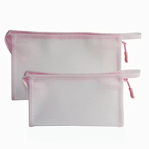 Women Portable Mesh Toiletry Bag for Travel