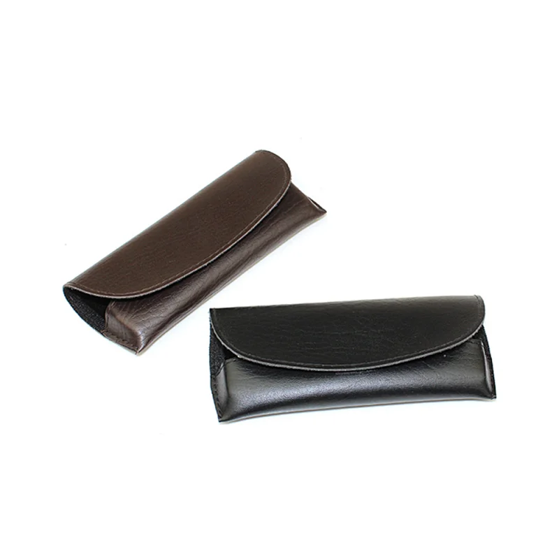 black Spectacle Case Leather