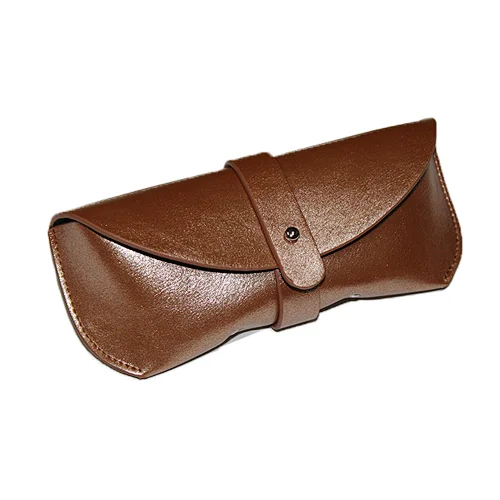brown Leather Sunglass Case