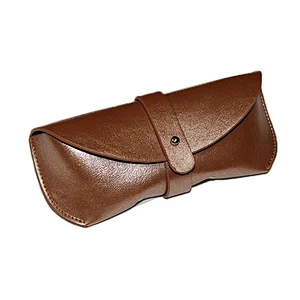 brown Leather Sunglass Case