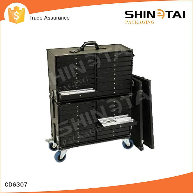 Hand-Carry Black Display Trolley Case