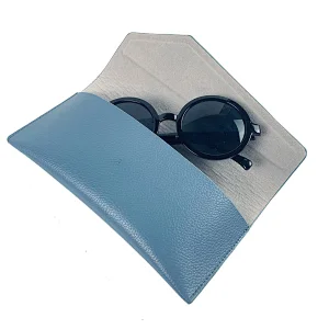 New Design Custom Sunglasses Packaging PU Leather Soft Eyewear Case