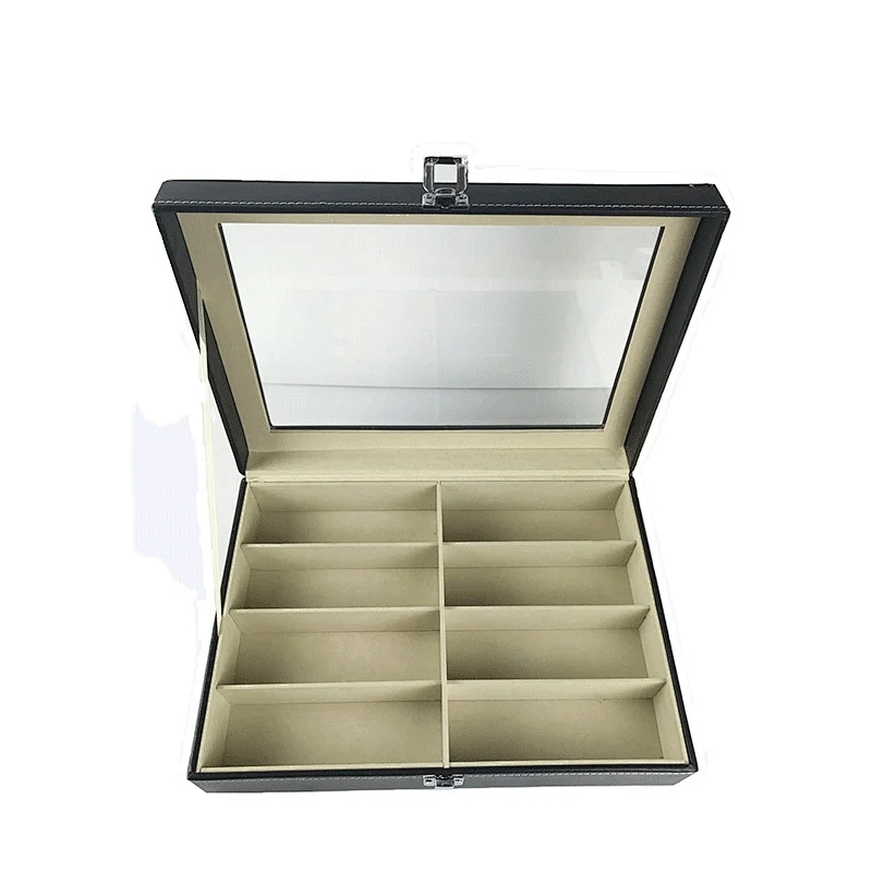 Table retail locking sunglasses eyewear display tray