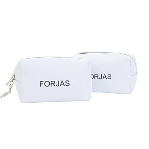 Square Leather Makeup Bag for Ladies