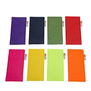 Customizable Felt Pouch for Sunglasses Jewelry Pen