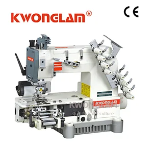 KS-8008-04085P-VWL 6 NEEDLE STICH STRIPS WITH SEMI-CYLINDRIACL TYPE DOUBLE CHAIN RING MACHINE