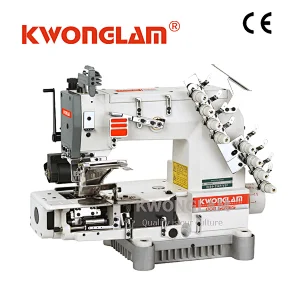 KS-8008-04064-254P-VSF 4 NEEDLE HALF CYLINDER TYPE DOUBLE CHAIN SHIRT-FRONTING SPECIAL MACHINE