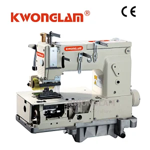 KS-1417P 17 NEEDLE FLAT-BED DOUBLE CHAIN STITCH SEWING MACHINE