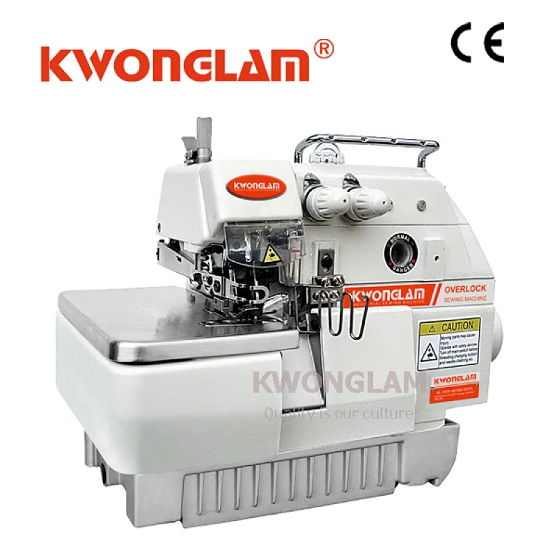 KL-747F-TA HIGH SPEED 4 THREAD POCKET OVERLOCK SEWING MACHINE