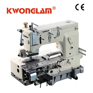 KS-1412PQ 12-NEEDLE FLAT-BED MACHINE FOR SIMULTANEOUS SHIRRING