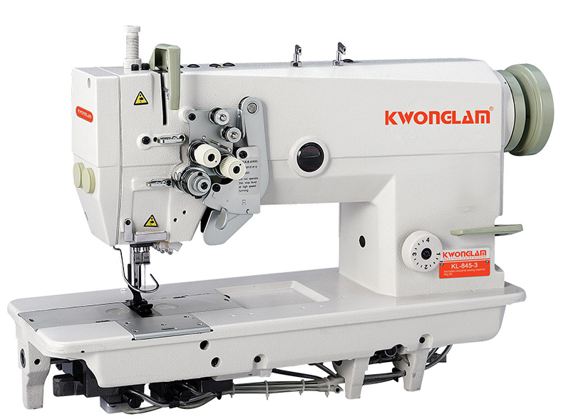 ouble Needle Lockstitch Sewing Machine with Corner Stitch Split Bar