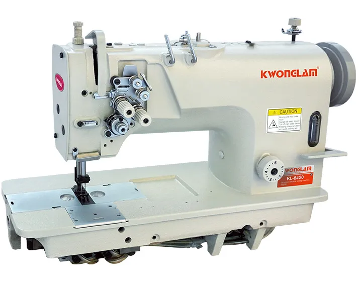 Double Needle Lockstitch Sewing Machine with Parallel Stitch