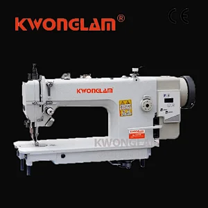 KL-0303D,High-speed direct drive top and button feed lockstitch sewing machine(for middle or thick materials)