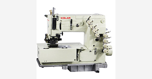 KL-1508P 4 Needle, Flatbed, Double Chainstitch Machine With Puller For ...