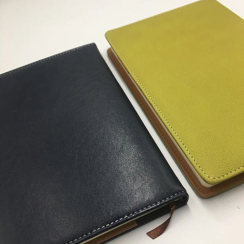 Soft PU leather cover business notebook