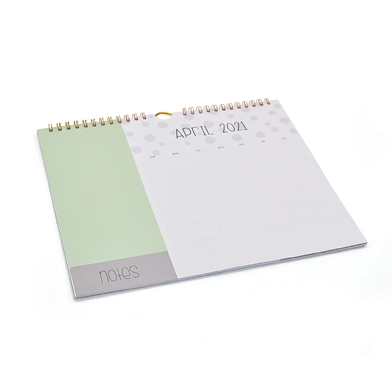 2021 Jame Books Printing agenda planner diary books  custom journal With calendar calendary